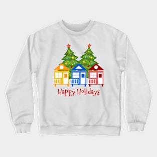 Tiny House Happy Holidays Crewneck Sweatshirt